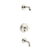 KOHLER K-T14421-3L Purist Rite-Temp bath and shower trim kit with push-button diverter and cross handle, without...