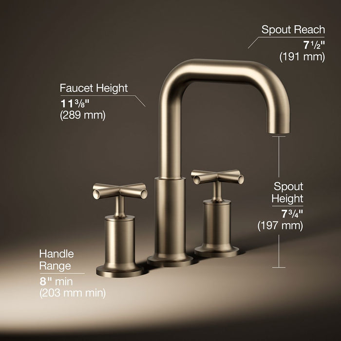 3/4 view of product with dimensions