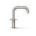 KOHLER K-T14428-3 Purist Deck-mount Bath Faucet Trim with Cross Handles, Vibrant Polished Nickel - side view of product