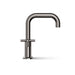KOHLER K-T14428-3 Purist Deck-mount Bath Faucet Trim with Cross Handles, Vibrant Titanium - side view of product