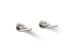 KOHLER K-T14429-4 Purist Deck- or wall-mount bath faucet handle trim with lever design, vibrant polished nickel