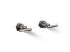 KOHLER K-T14429-4 Purist Deck- or wall-mount bath faucet handle trim with lever design, vibrant titanium