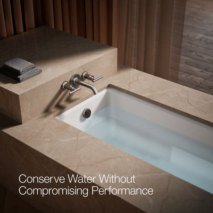 KOHLER K-T14429-4 Purist Deck- or wall-mount bath faucet handle trim with lever design, vibrant titanium - view 5