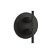 KOHLER K-T14489-4 Purist MasterShower temperature and volume control valve trim, matte black
