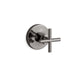 KOHLER K-T14490-3 Purist MasterShower volume control valve trim with cross handle, vibrant titanium