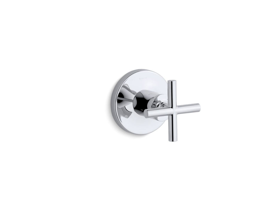 KOHLER K-T14491-3 Purist MasterShower Transfer Valve Trim with Cross Handle, polished chrome