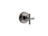 KOHLER K-T14491-3 Purist MasterShower Transfer Valve Trim with Cross Handle, vibrant titanium