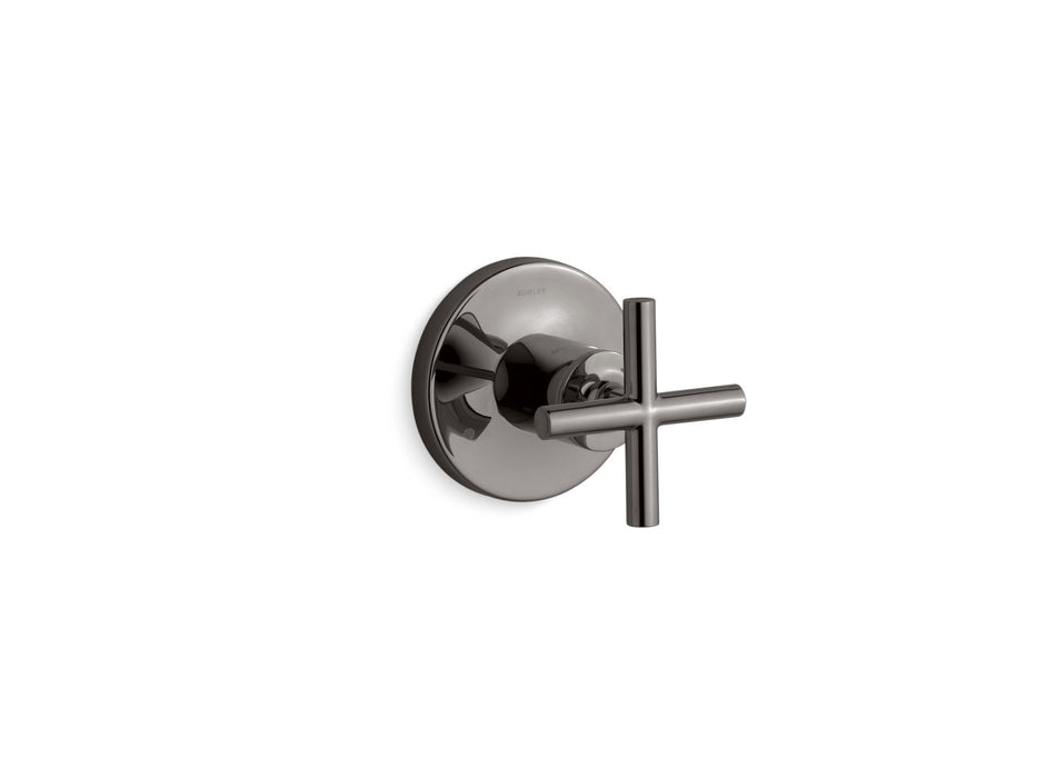 KOHLER K-T14491-3 Purist MasterShower Transfer Valve Trim with Cross Handle, vibrant titanium