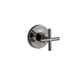 KOHLER K-T14491-3 Purist MasterShower transfer valve trim with cross handle, vibrant titanium