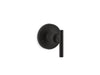 KOHLER K-T14491-4 Purist MasterShower transfer valve trim with lever handle, matte black
