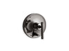 KOHLER K-T14501-4 Purist Rite-Temp valve trim with push-button diverter and lever handle, vibrant titanium