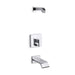 KOHLER K-T14664-4L Loure Rite-Temp bath and shower trim kit with push-button diverter, without showerhead, polished chrome