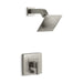 KOHLER K-T14665-4 Loure Rite-Temp Shower Trim Kit with Push-button Diverter, 2.5 GPM, vibrant brushed nickel