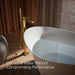 KOHLER K-T23492-4 Parallel Floor-mount bath filler trim with handshower, vibrant brushed moderne brass - view 4