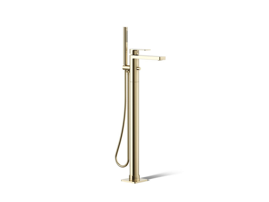 KOHLER K-T23492-4 Parallel Floor-mount bath filler trim with handshower
