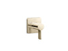 KOHLER K-T23509-4 Parallel Transfer valve trim, vibrant french gold