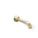 KOHLER K-T23888 Components Wall-mount bathroom sink faucet spout with Ribbon design, 1.2 gpm, vibrant french gold