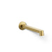 KOHLER K-T23889 Components Wall-mount bathroom sink faucet spout with Row design, 1.2 gpm, vibrant brushed moderne brass