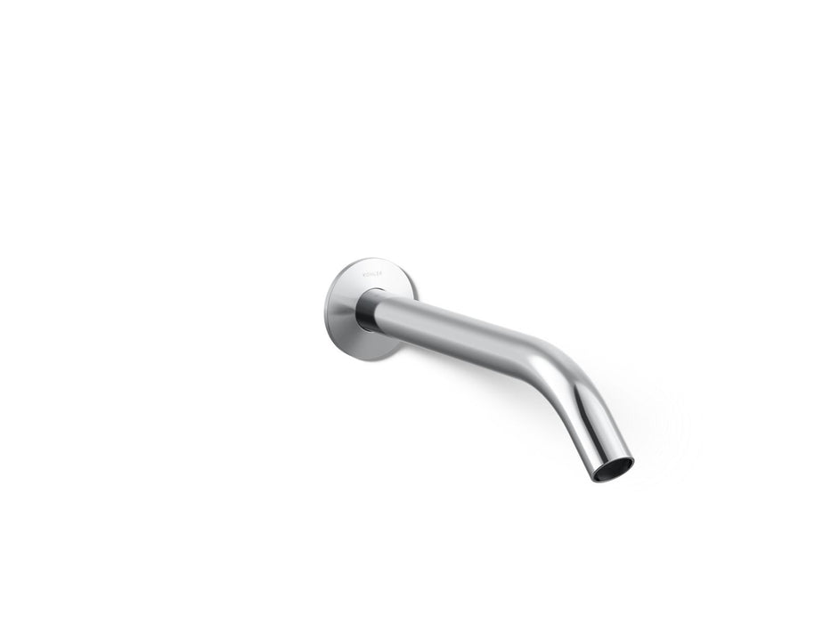 KOHLER K-T23890 Components Wall-mount bathroom sink faucet spout with Tube design, 1.2 gpm