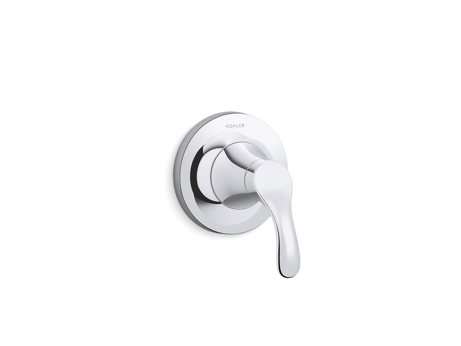 KOHLER K-T23951-4 Simplice MasterShower transfer valve trim, polished chrome