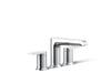 KOHLER K-T25740-4 Hint Deck-mount Bath Faucet Trim, polished chrome