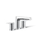 KOHLER K-T25740-4 Hint Deck-mount Bath Faucet Trim, polished chrome - view 5