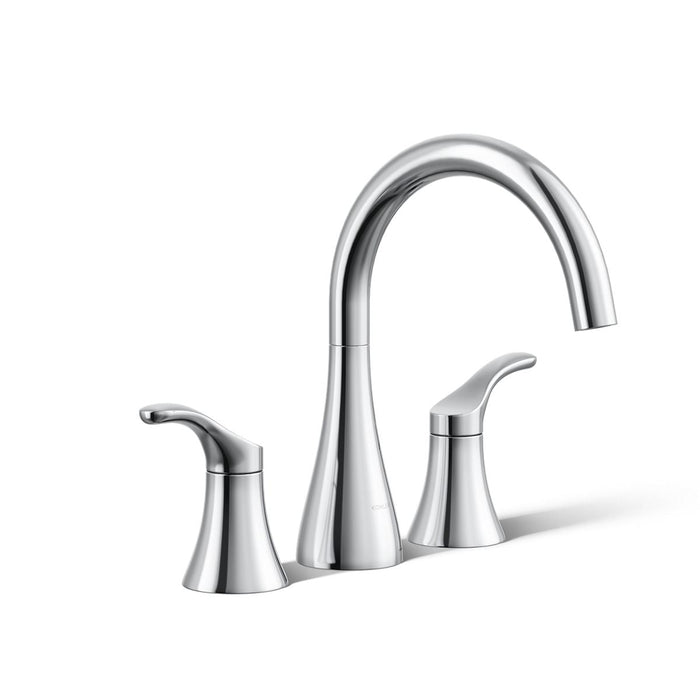 KOHLER K-T26426-4 Simplice Deck-mount bath faucet trim, polished chrome - view 5