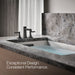 KOHLER K-T26436-4 Riff Deck-mount bath faucet trim with diverter, matte black - view 4