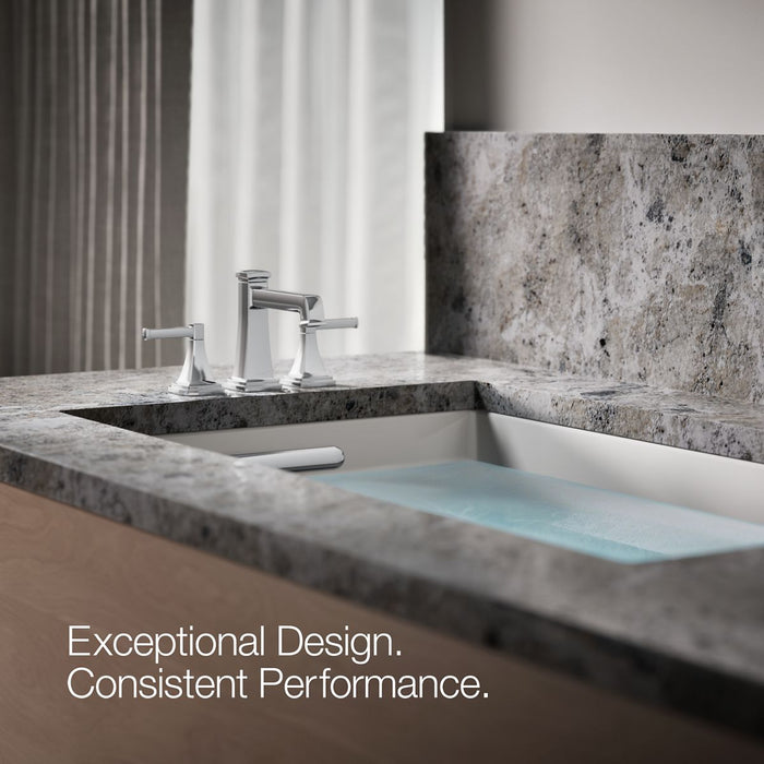 KOHLER K-T26436-4 Riff Deck-mount bath faucet trim with diverter, polished chrome - view 4