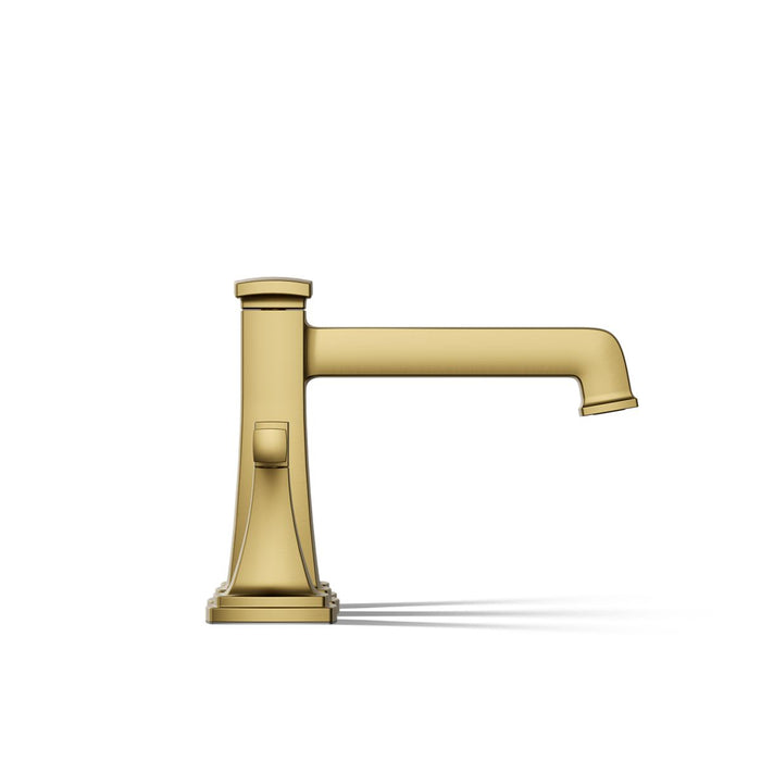 KOHLER K-T26436-4 Riff Deck-mount bath faucet trim with diverter, vibrant brushed moderne brass - view 2