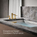 KOHLER K-T26436-4 Riff Deck-mount bath faucet trim with diverter, vibrant brushed moderne brass - view 3