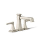 KOHLER K-T26436-4 Riff Deck-mount bath faucet trim with diverter, vibrant brushed nickel - view 5