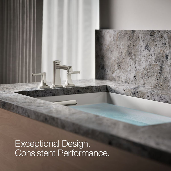KOHLER K-T26436-4 Riff Deck-mount bath faucet trim with diverter, vibrant polished nickel - view 4
