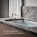 KOHLER K-T26440-4 Tone Deck-mount bath faucet trim with diverter, vibrant brushed nickel - view 4