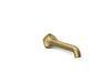 KOHLER K-T27011-ND Occasion Wall-mount bathroom sink faucet spout with Straight design, 1.2 gpm, vibrant brushed moderne...