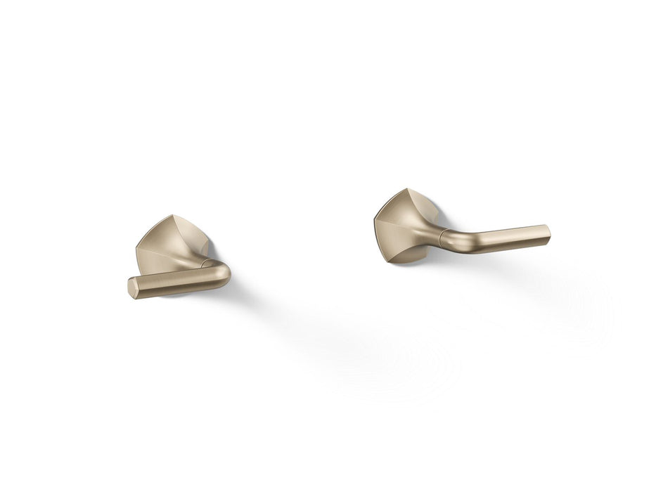 KOHLER K-T27013-4 Occasion Wall-mount bathroom sink faucet Lever handle trim, 1.2 gpm