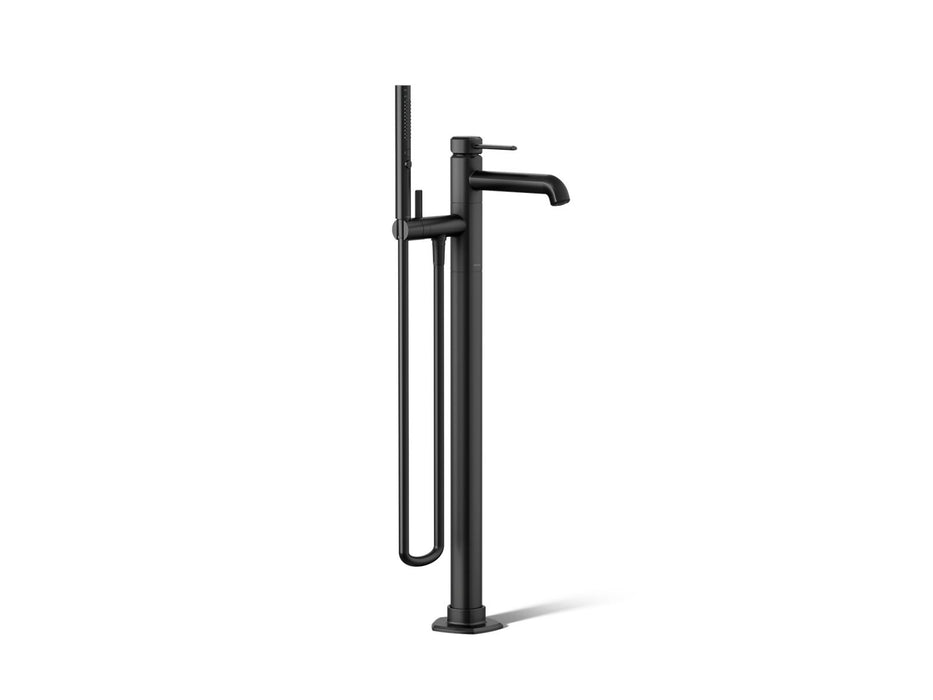 KOHLER K-T27025-4 Occasion Floor-mount bath filler trim with handshower