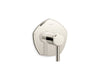 KOHLER K-T27040-4 Occasion MasterShower temperature control valve trim with lever handle, vibrant polished nickel