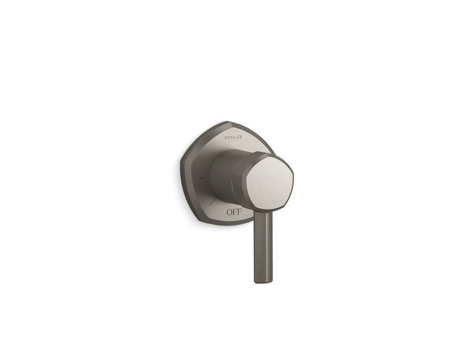 KOHLER K-T27041-4 Occasion MasterShower volume control valve trim with lever handle, vibrant brushed nickel