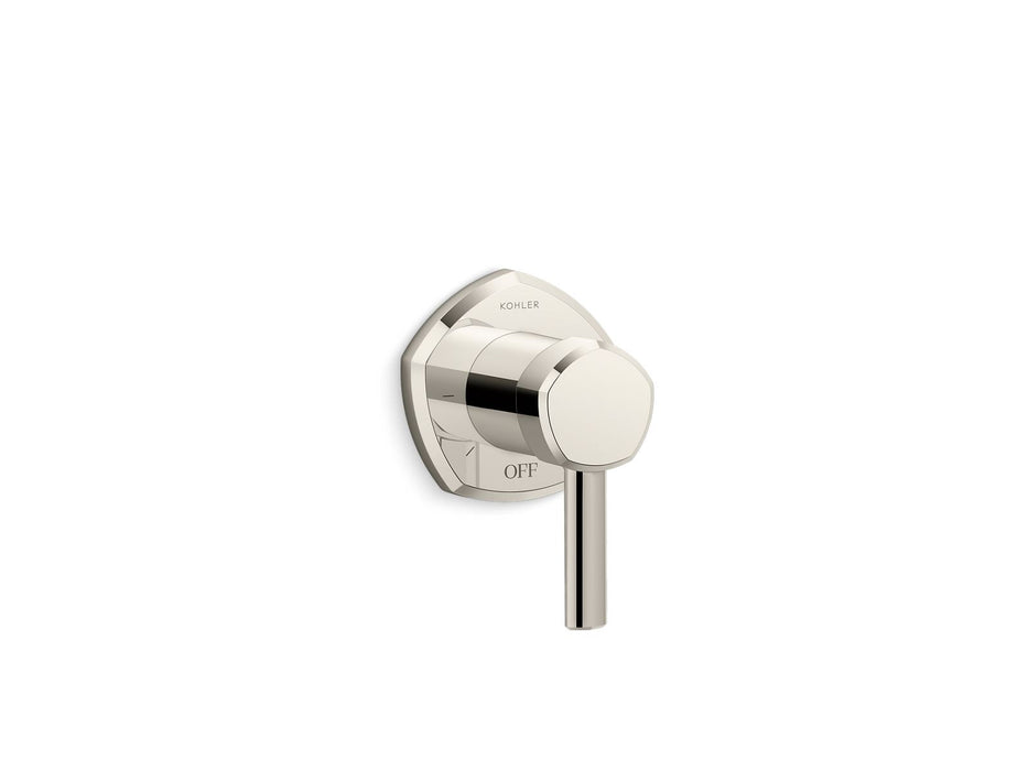 KOHLER K-T27041-4 Occasion MasterShower volume control valve trim with lever handle, vibrant polished nickel
