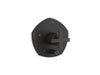 KOHLER K-T27044-3 Occasion Rite-Temp valve trim with push-button diverter and cross handle, matte black