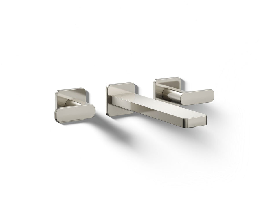 KOHLER K-T27120-4 Parallel Wall-mount bathroom sink faucet trim, 1.2 gpm