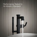 KOHLER K-T27408-4 Riff Floor-mount bath filler trim with handshower, matte black - view 5
