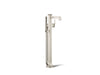 KOHLER K-T27408-4 Riff Floor-mount bath filler trim with handshower, vibrant brushed nickel