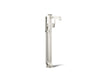 KOHLER K-T27408-4 Riff Floor-mount bath filler trim with handshower, vibrant polished nickel