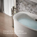 KOHLER K-T27408-4 Riff Floor-mount bath filler trim with handshower, vibrant polished nickel - view 4