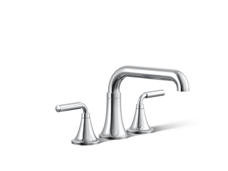 KOHLER K-T27417-4 Tone Deck-mount bath faucet trim, polished chrome