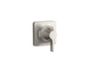 KOHLER K-T28130-4 Venza MasterShower transfer valve trim with lever handle, vibrant brushed nickel