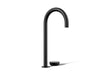 KOHLER K-T30924 Aquifer 4-in-1 tall arc beverage faucet, matte black