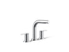 KOHLER K-T33969-4 Elate Deck-mount Bath Faucet Trim, polished chrome